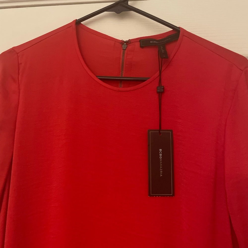 BCBGMaxAzria “Yolanda” dress in Lipstick Red size Small